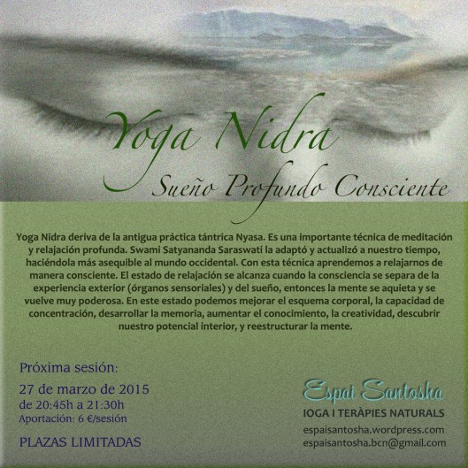 CARTEL NIDRA YOGA_MARZO 2015