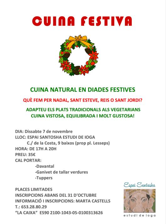 CARTEL CUINA FESTIVA
