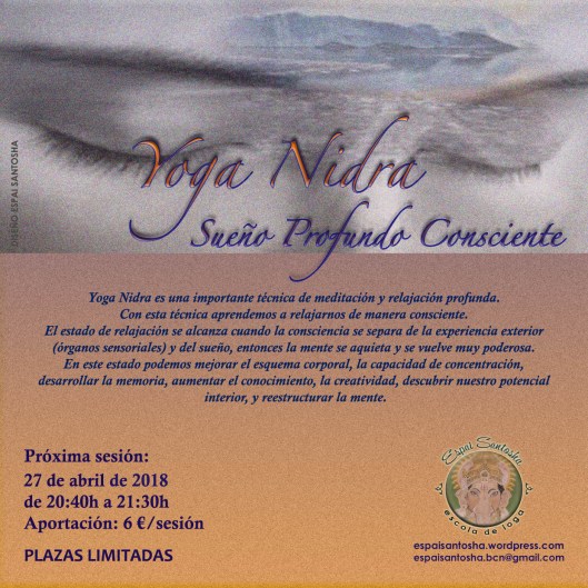 CARTEL NIDRA_ABRIL 2018